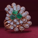 Floret Emerald Ring